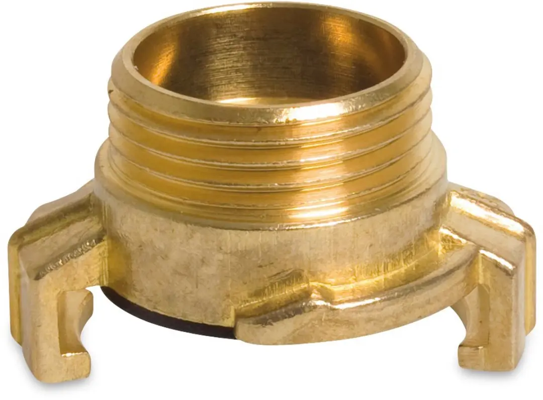 Snelkoppeling met buitendraad messing 3/4 inch 1 stuk Deltafix