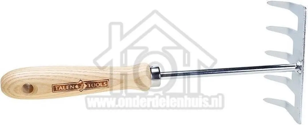 Talen Tools Handharkje 5-tanden - Verzinkt staal - Essenhouten handvat - afbeelding 3 van 4