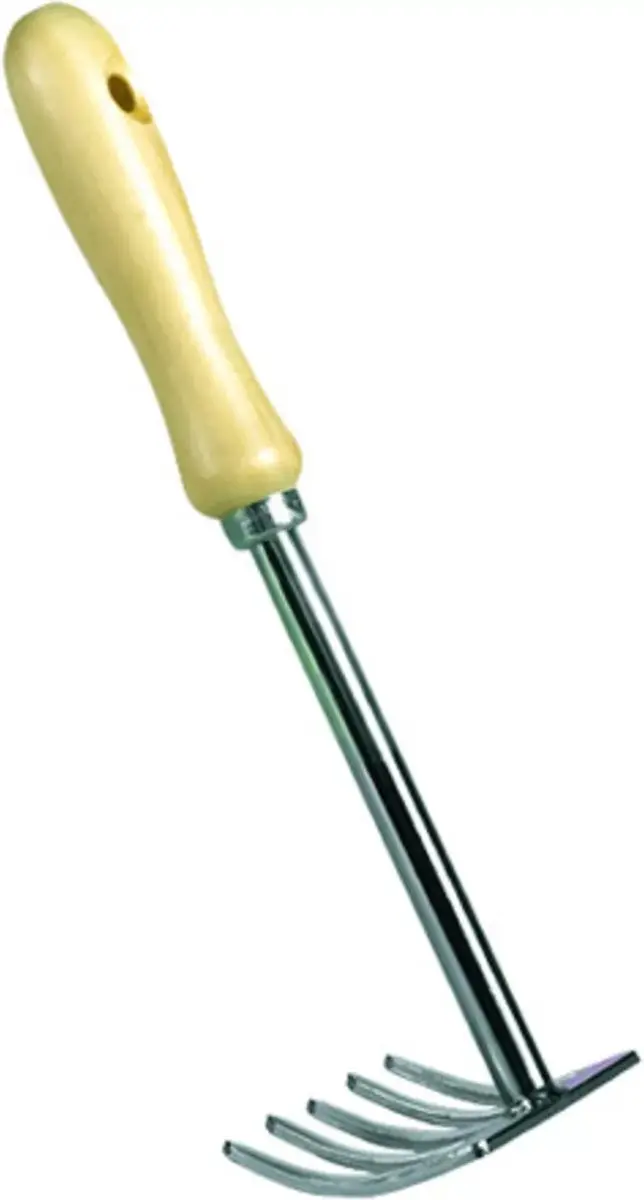 Talen Tools Handharkje 5-tanden - Verzinkt staal - Essenhouten handvat - afbeelding 4 van 4