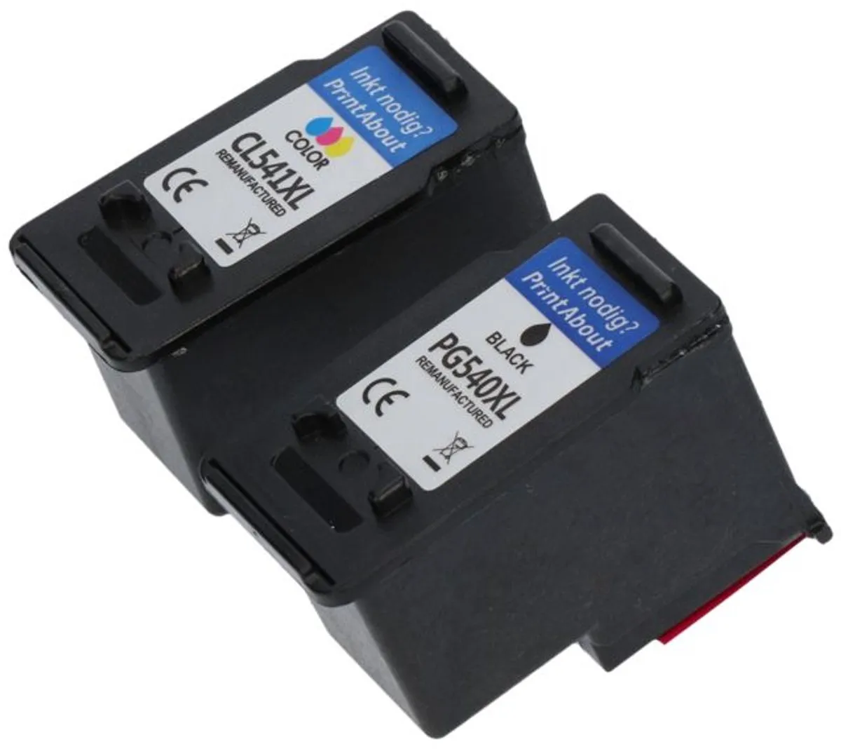 PrintAbout PG-540 XL-PA2 Inktcartridge - Zwart + 3 Kleuren - 1.200 pagina's