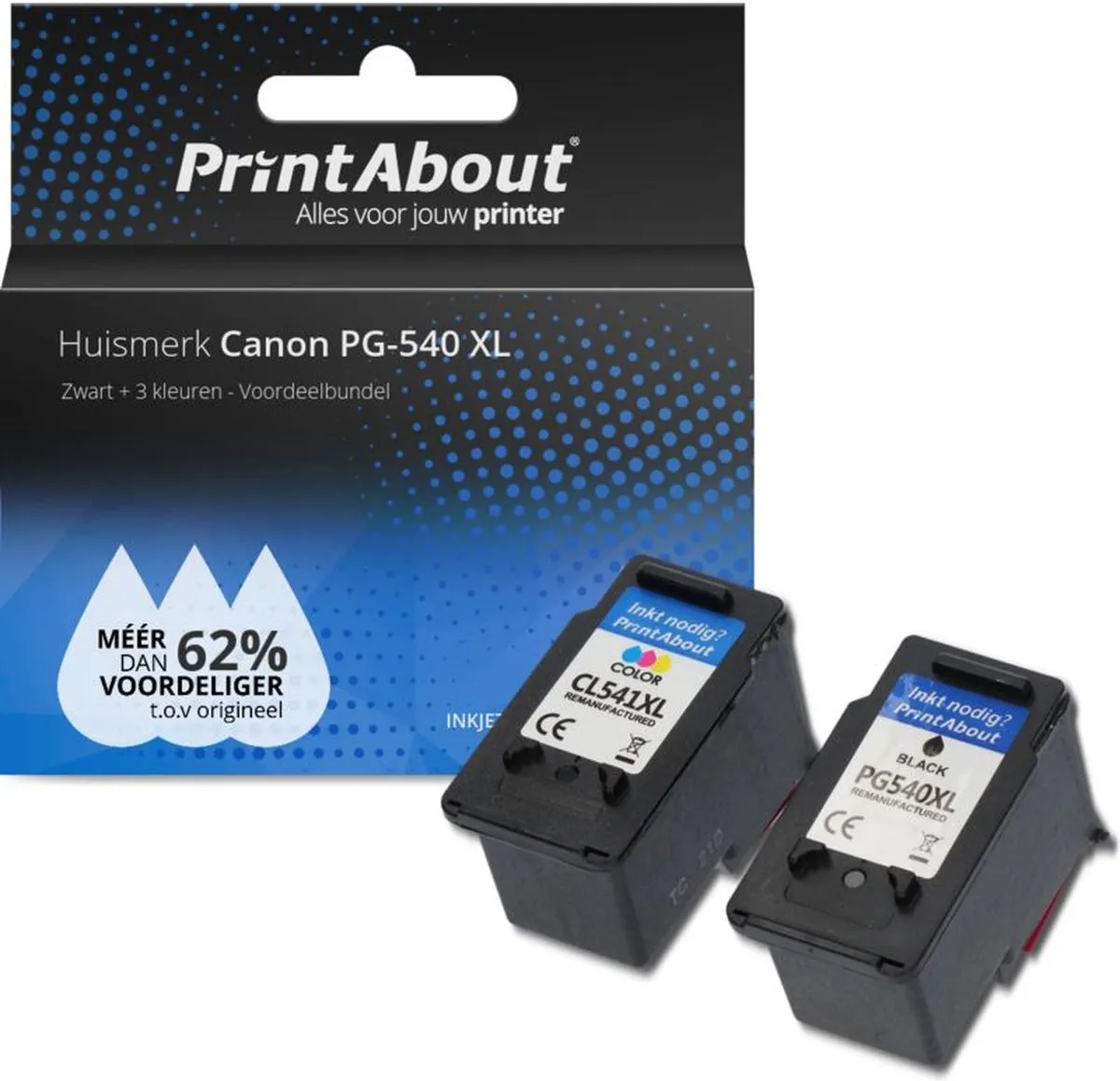PrintAbout PG-540 XL-PA2 Inktcartridge