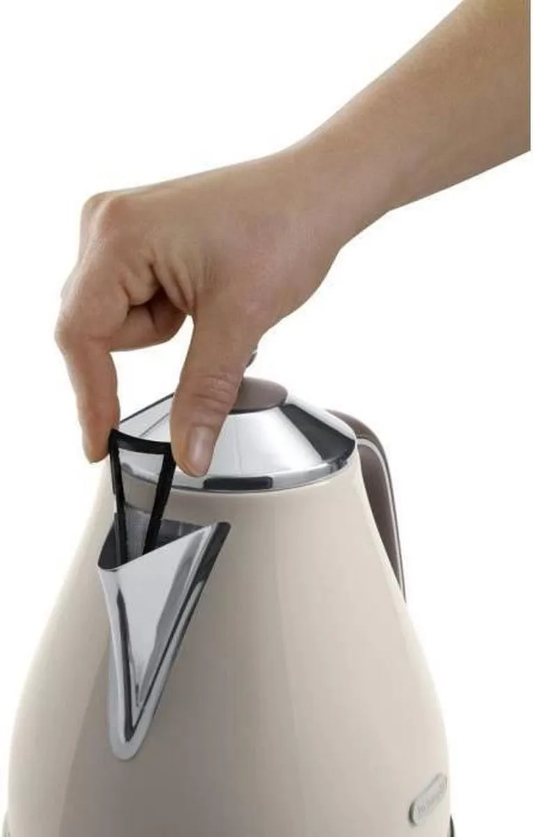 De'Longhi Icona Vintage KBOV2001.BG Waterkoker - 1.7L - 2000W - Beige