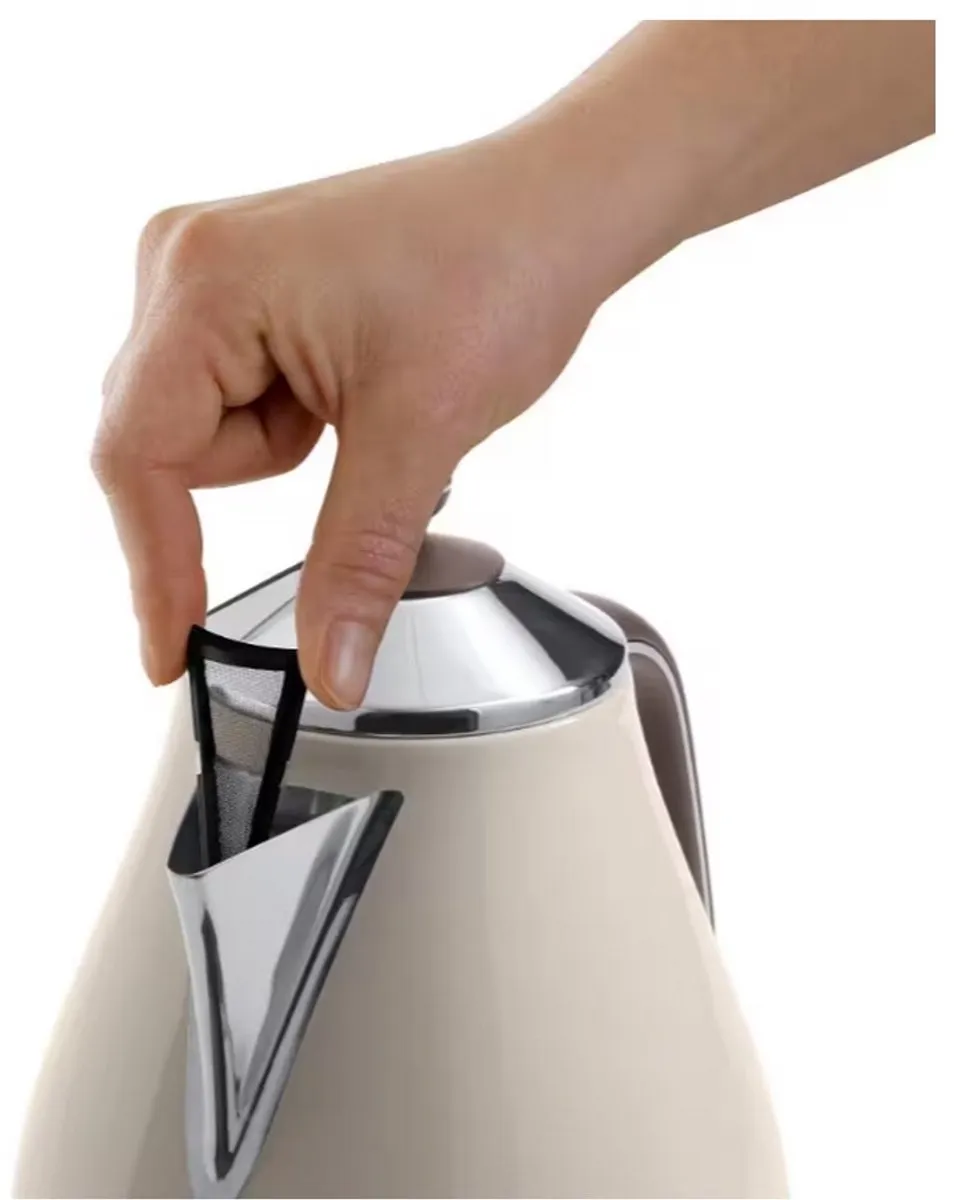 De'Longhi Icona Vintage KBOV2001.BG Waterkoker - 1.7L - 2000W - Beige