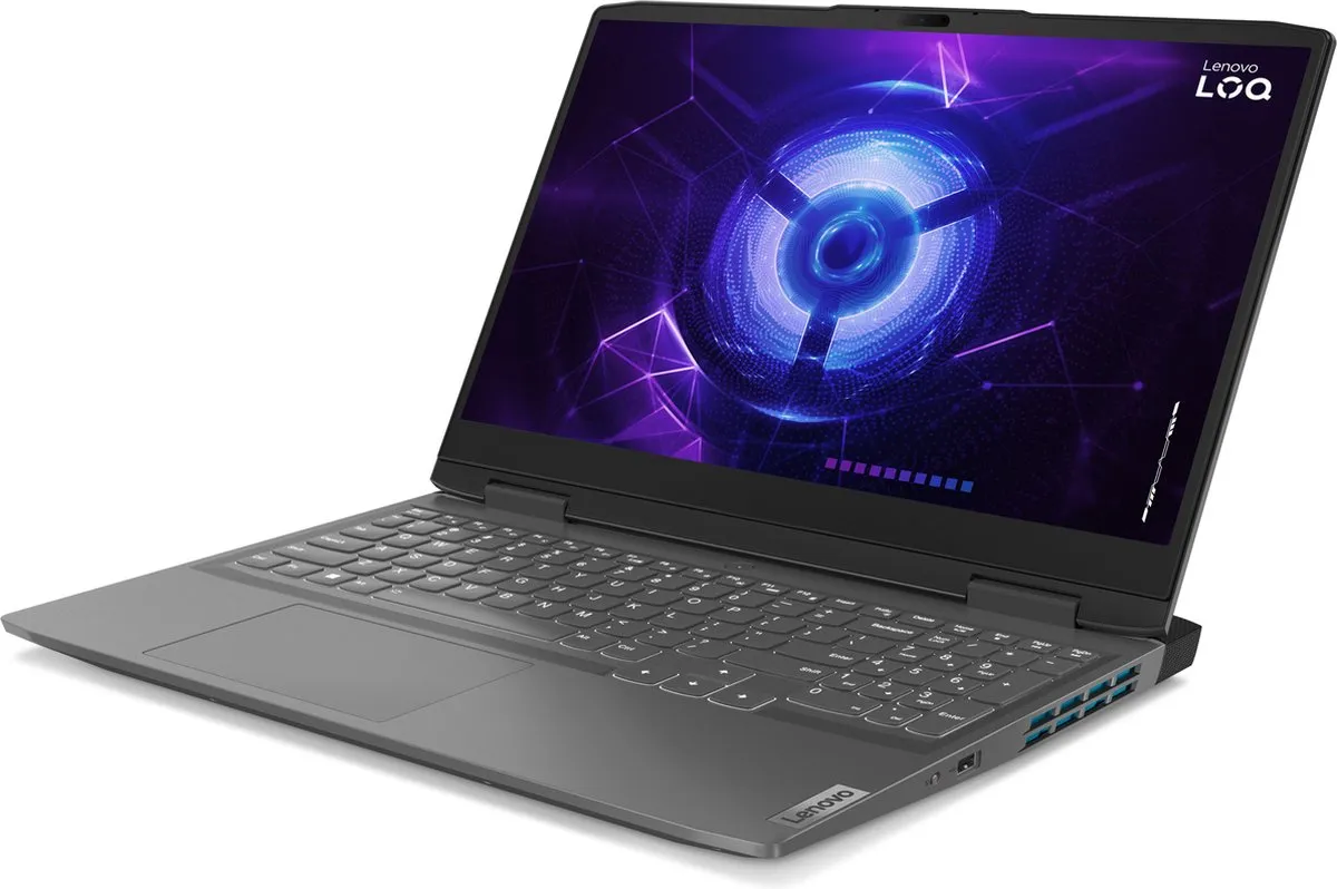 Lenovo LOQ 15IRH8 Gaming Laptop - RTX 3050 - i5 12450H - 16GB 512GB - Stormgrijs
