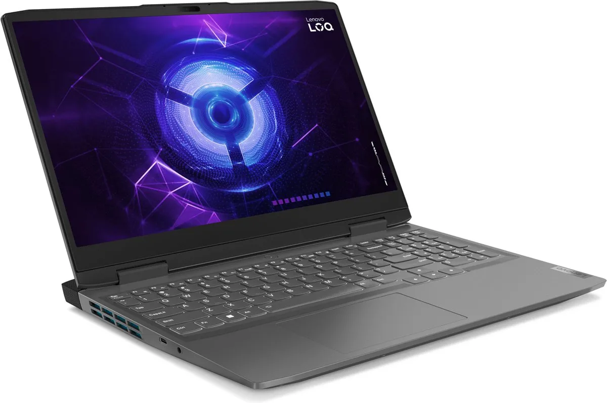 Lenovo LOQ 15IRH8 Gaming Laptop - RTX 3050 - i5 12450H - 16GB 512GB - Stormgrijs