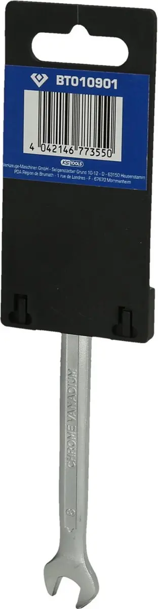 Brilliant Tools BT010901 Dubbele Steeksleutel 8x9mm - Zilver - afbeelding 2 van 4