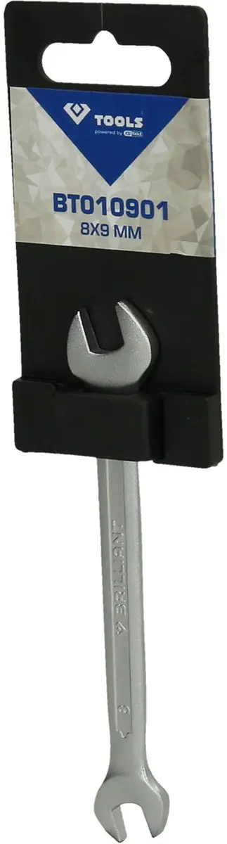 Brilliant Tools BT010901 Dubbele Steeksleutel 8x9mm - Zilver - afbeelding 3 van 4
