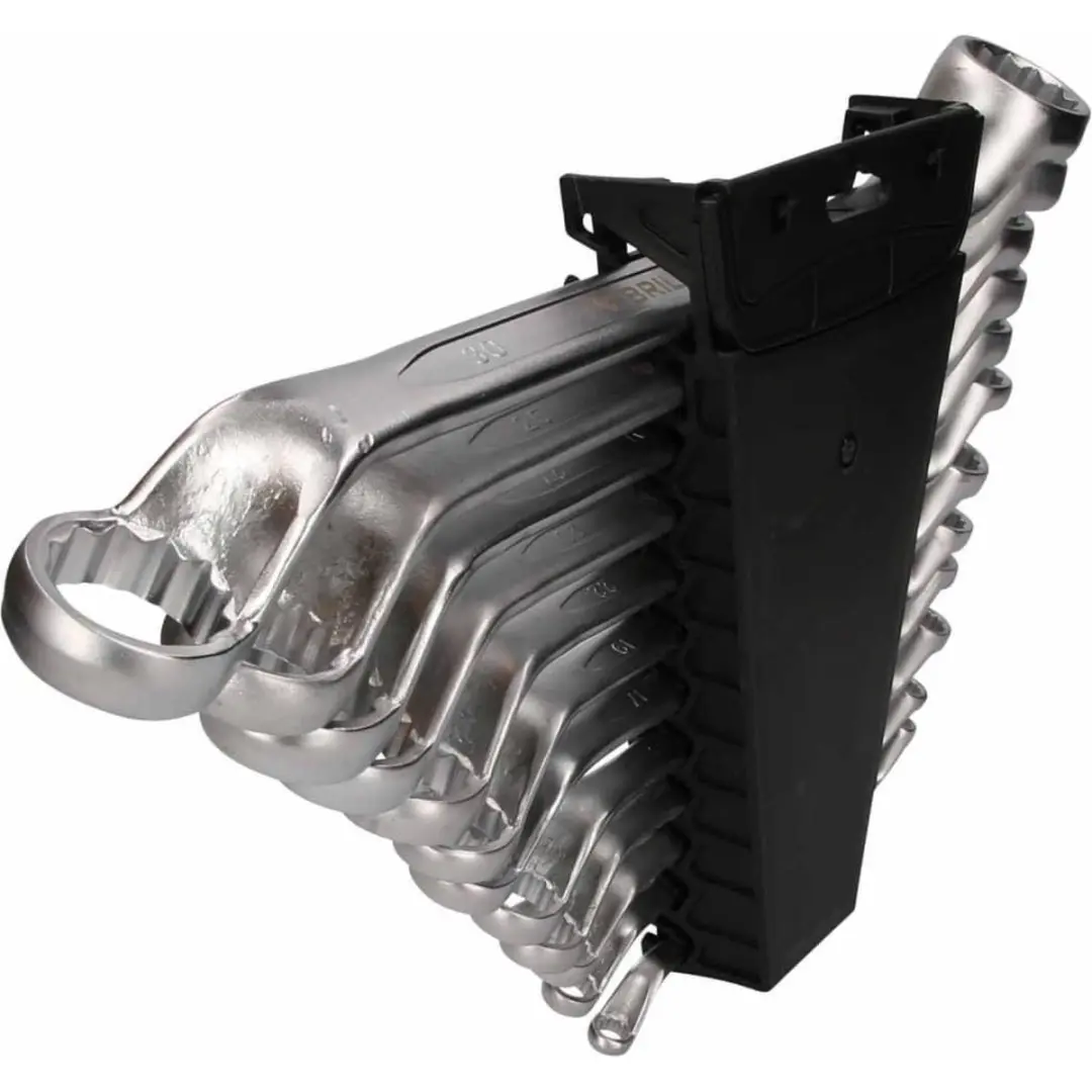 Brilliant Tools BT012012 Dubbele Ringsleutelset 12-delig - Zilver - afbeelding 4 van 6