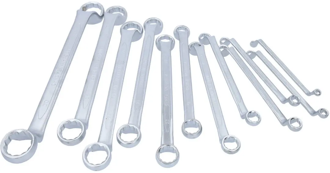 Brilliant Tools BT012012 Dubbele Ringsleutelset 12-delig - Zilver - afbeelding 2 van 6