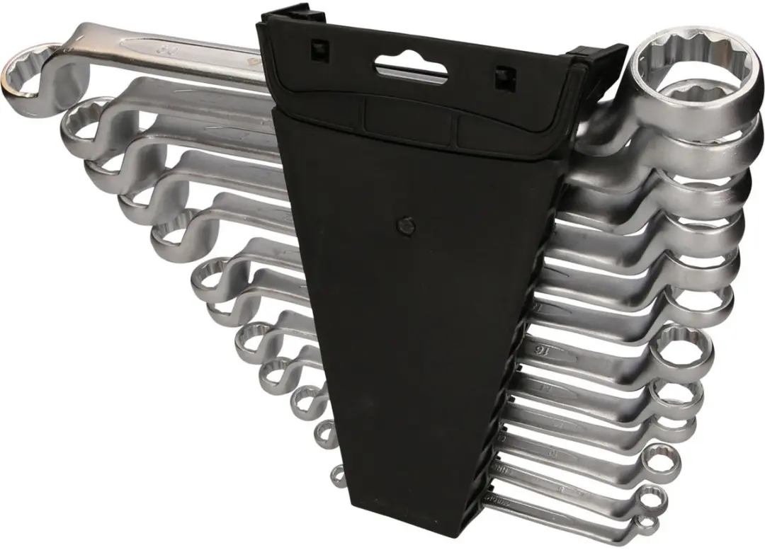 Brilliant Tools BT012012 Dubbele Ringsleutelset 12-delig - Zilver - afbeelding 3 van 6