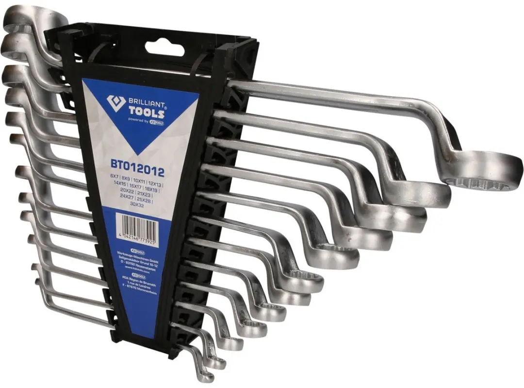 Brilliant Tools BT012012 Dubbele Ringsleutelset 12-delig