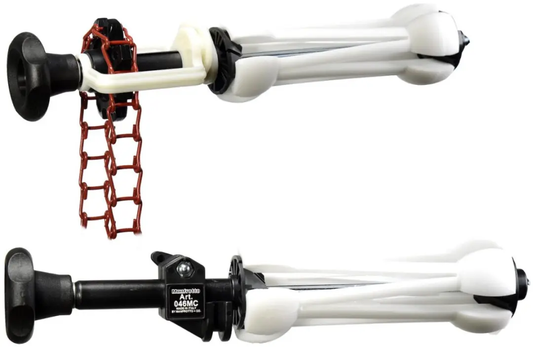 Manfrotto Achtergrond Support 046MCR Expan Set met Metalen Ketting Rood