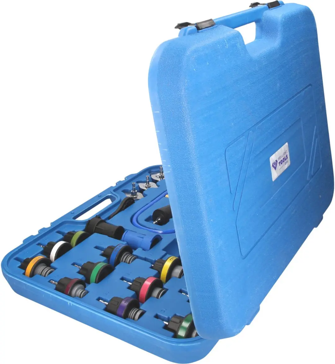 Brilliant Tools Master Koelsysteem Diagnose Set BT52115 - 28-delig - Blauw