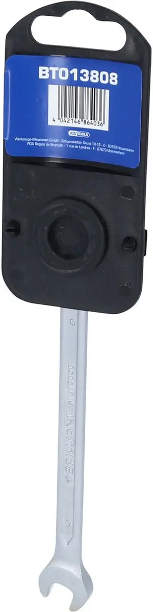 Brilliant Tools Ratelringsteeksleutel 8mm BT013808 - Zilver - afbeelding 4 van 4