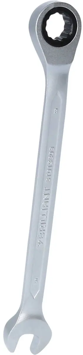 Brilliant Tools Ratelringsteeksleutel 9mm BT013809 - Zilver - afbeelding 3 van 4
