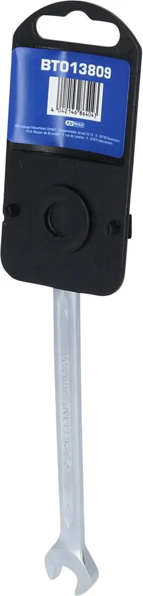 Brilliant Tools Ratelringsteeksleutel 9mm BT013809 - Zilver - afbeelding 4 van 4
