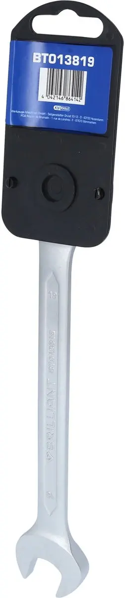 Brilliant Tools BT013819 Ratelringsteeksleutel 19mm - Zilver - afbeelding 3 van 4