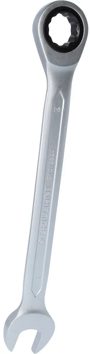 Brilliant Tools BT013824 Ratelringsleutel 24mm - Zilver - afbeelding 2 van 4