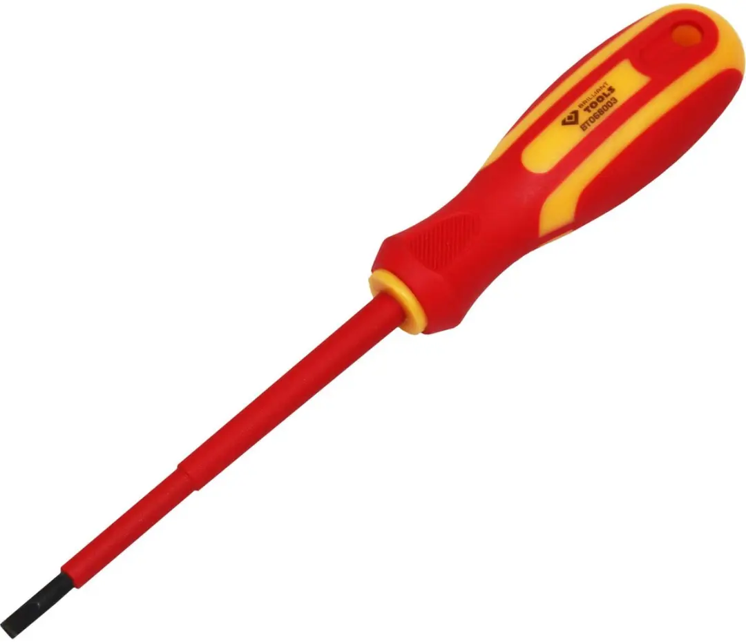 Brilliant Tools VDE Schroevendraaier sleuf 4,0 x 100mm BT068003 - afbeelding 2 van 2