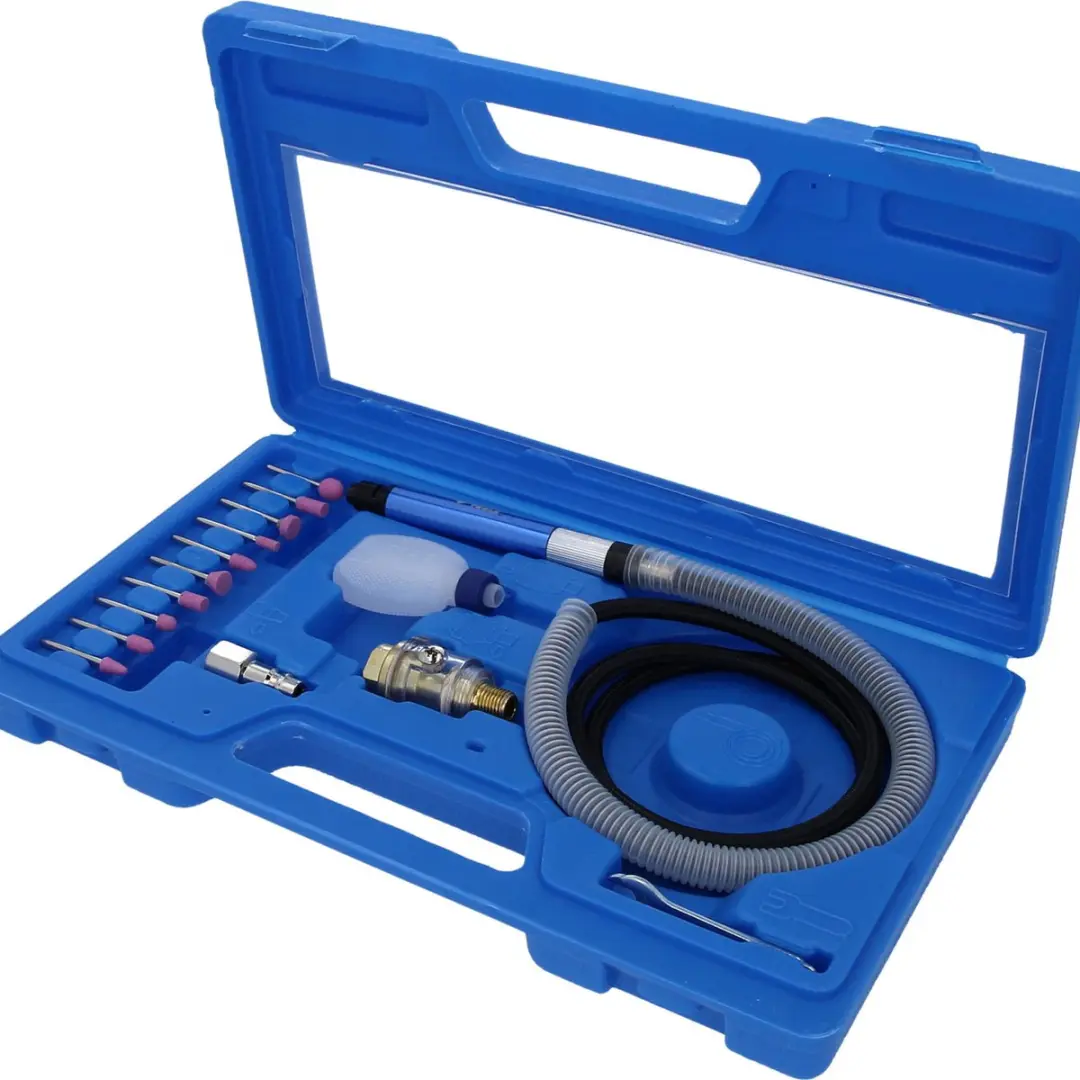 Brilliant Tools 16-delige Pneumatische Potloodschuurmachineset
