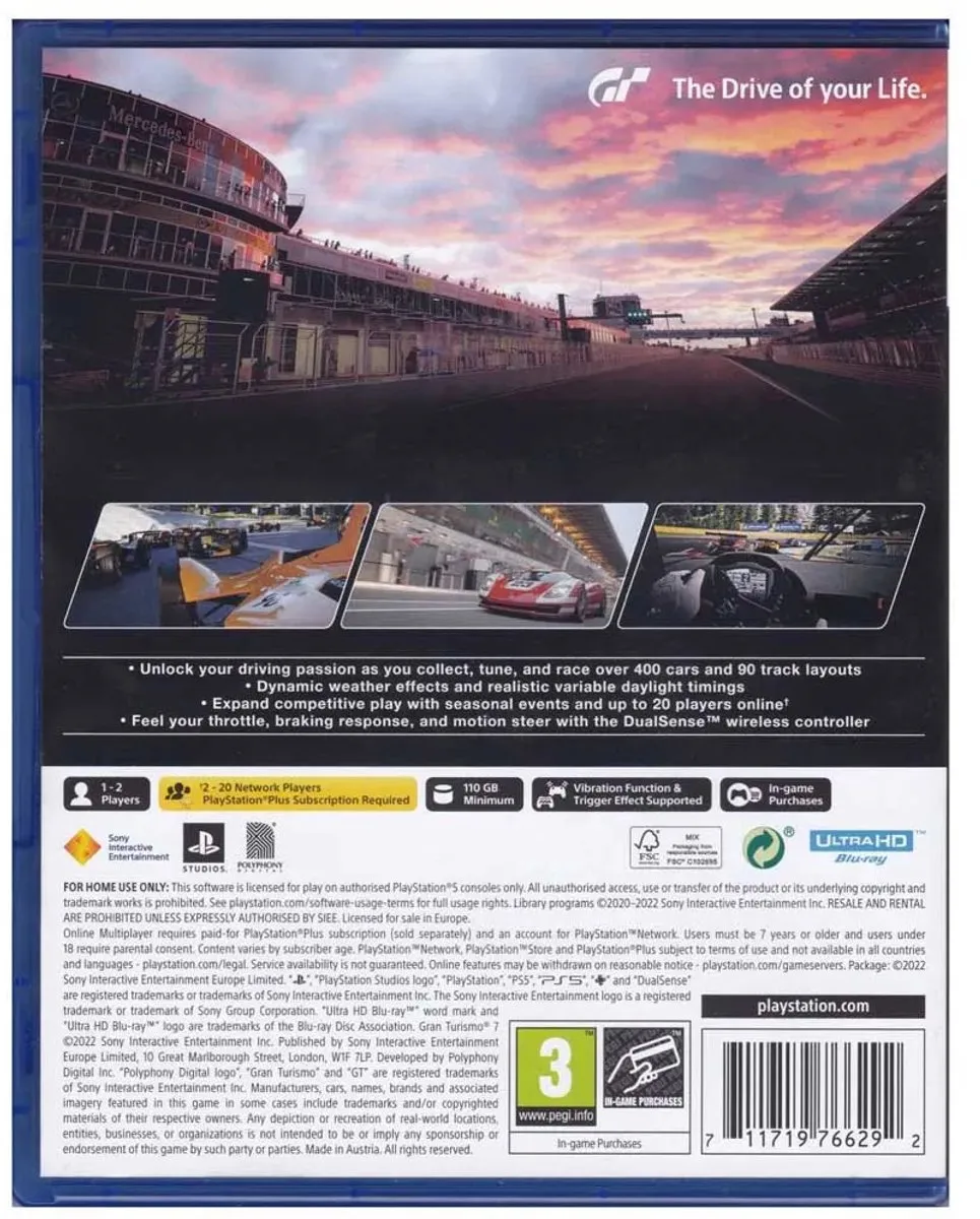 Sony PlayStation Gran Turismo 7 PS5