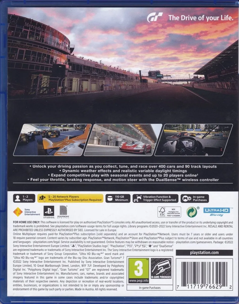 Sony PlayStation Gran Turismo 7 PS5