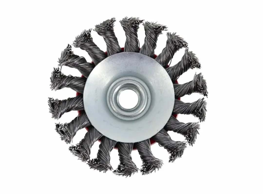 AWTools Kegelvormige Staalborstel 125mm M14 - afbeelding 2 van 2