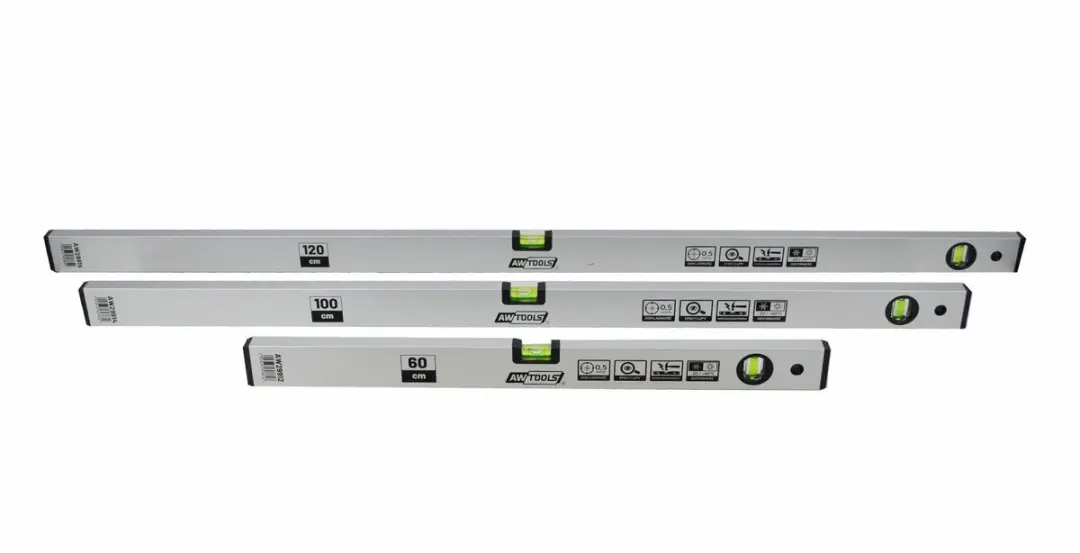AWTOOLS AW29914 Aluminium Waterpas 100cm - 2 Libellen - afbeelding 5 van 5