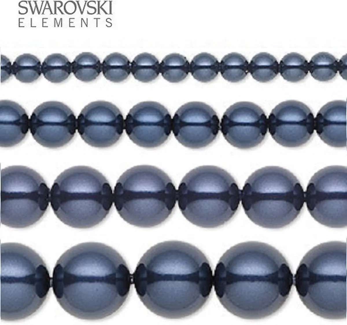 Swarovski Elements Parels 8mm Night Blue