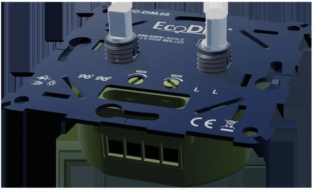 Ecodim LED Duo Dimmer 2x 0-100W - Blauw