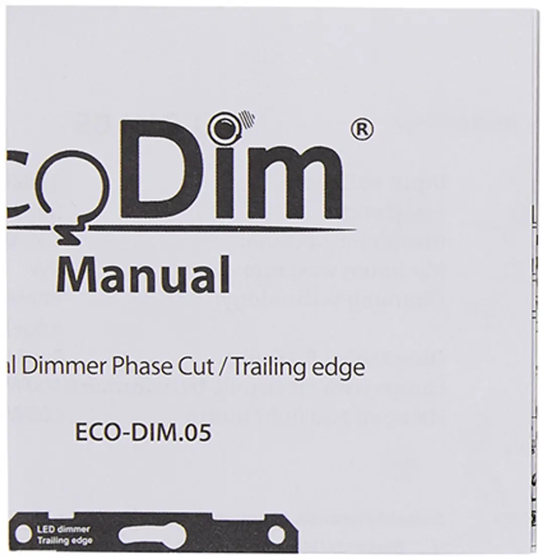 Ecodim LED Duo Dimmer 2x 0-100W - Blauw