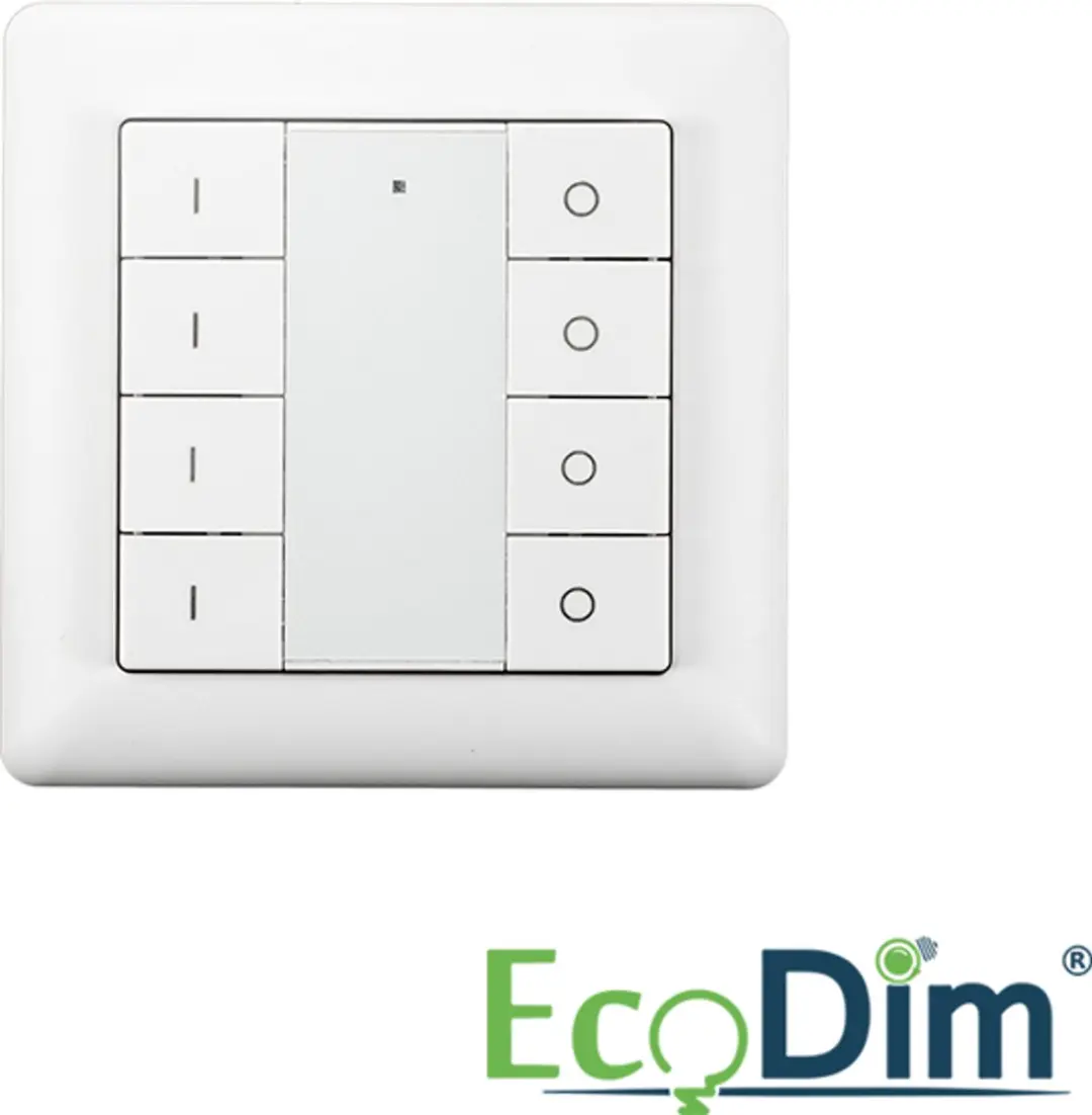 EcoDim Zigbee Schakelaar 4 Groepen