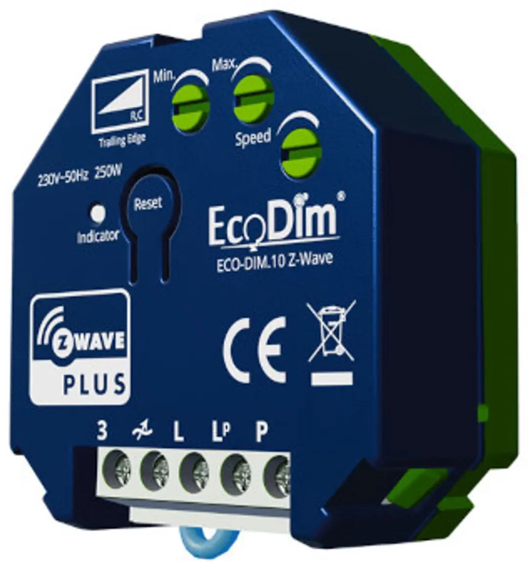 Ecodim Smart LED Dimmer Module Z-Wave 250W - Blauw