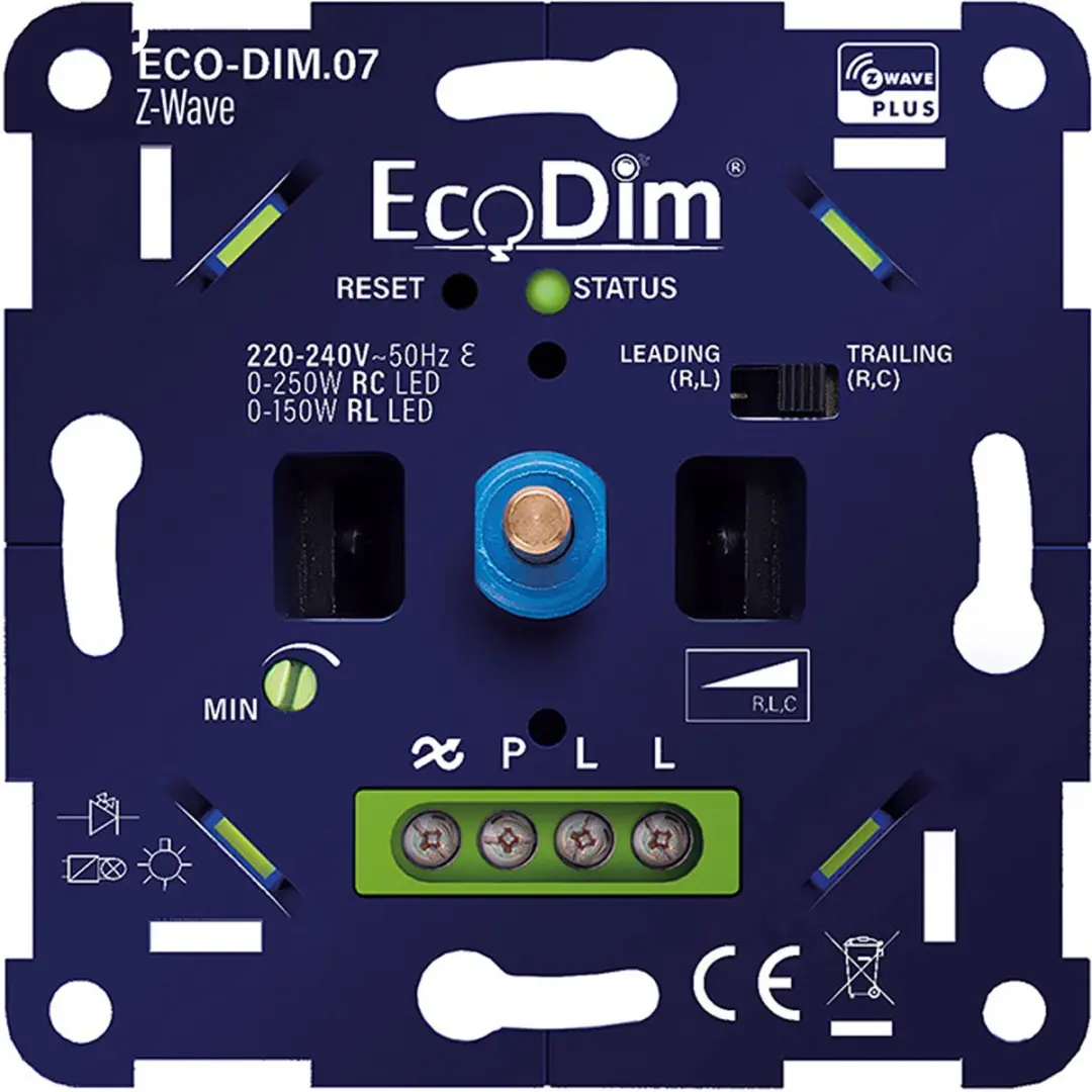 Z-Wave Smart LED Dimmer Inbouw 0-200 Watt