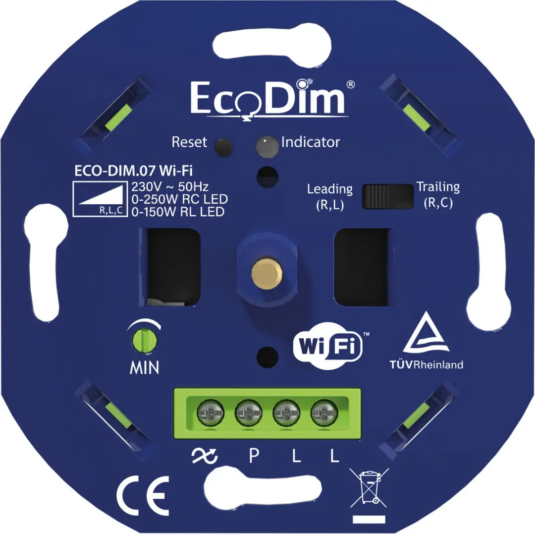 Ecodim Smart LED Dimmer Inbouw 250W - Blauw