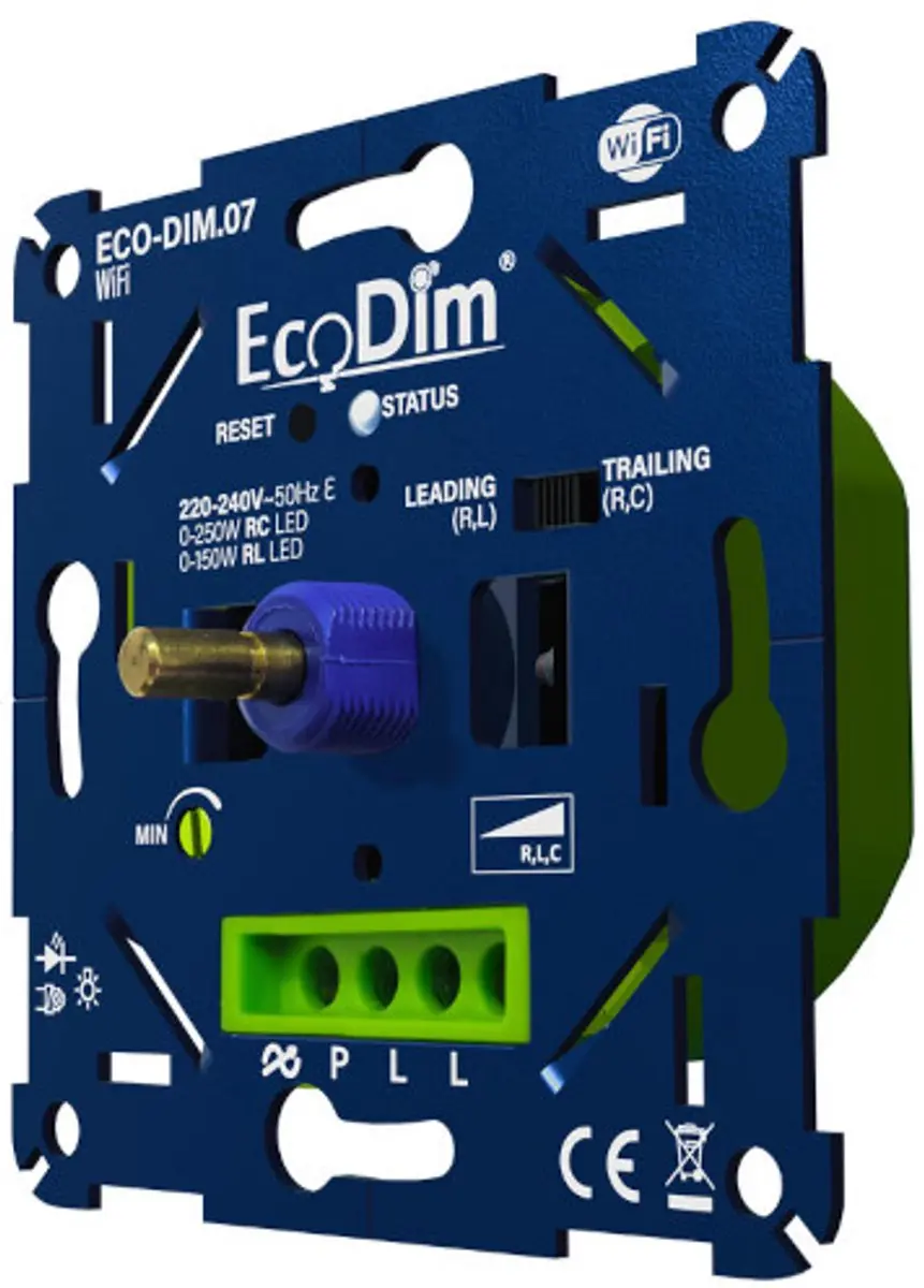 Ecodim Smart LED Dimmer Inbouw 250W - Blauw