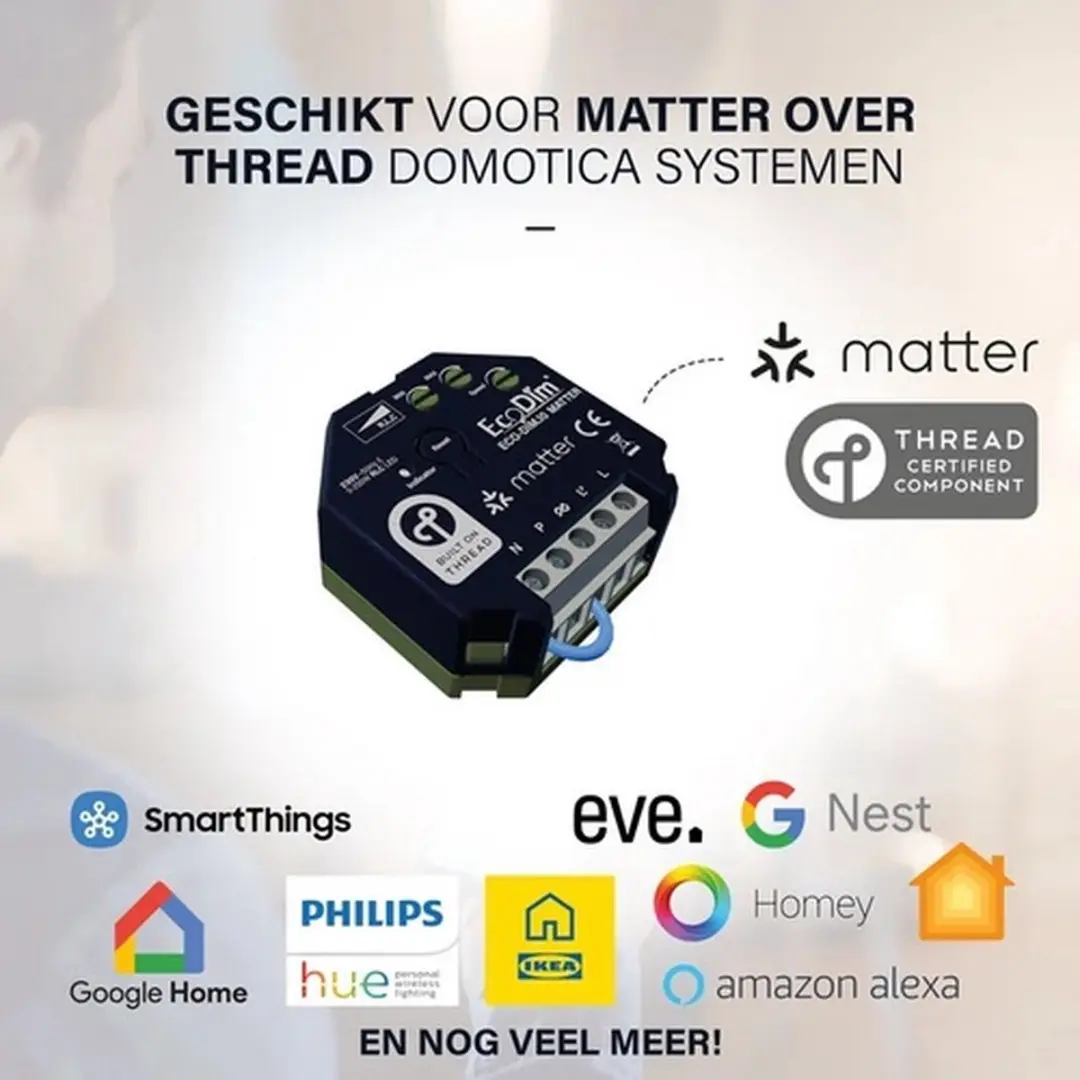 Ecodim Matter Inbouwdimmer 250W - Blauw