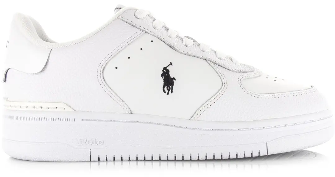 POLO RALPH LAUREN Masters Court Low Top Sneakers - Wit - Maat 40 - afbeelding 3 van 6