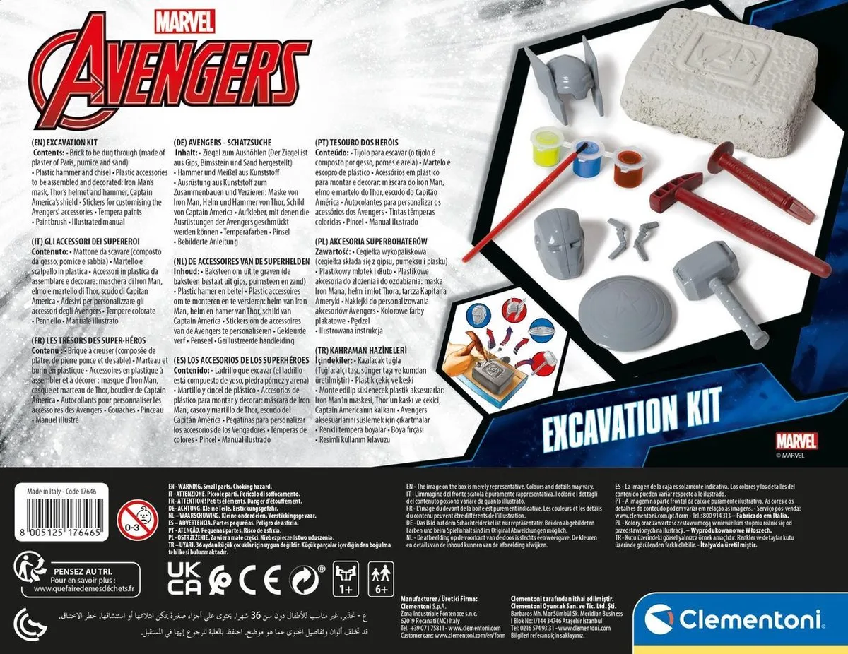 Marvel Adventures Treasure Hunt Junior - 3-delig Multicolor