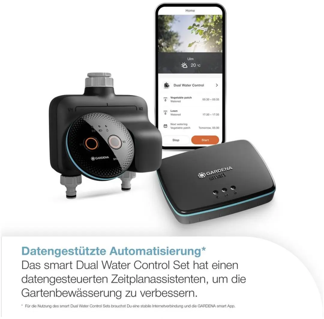 Gardena 19044-20 Smart Dual Water Control Set - 2 Uitgangen - afbeelding 2 van 6