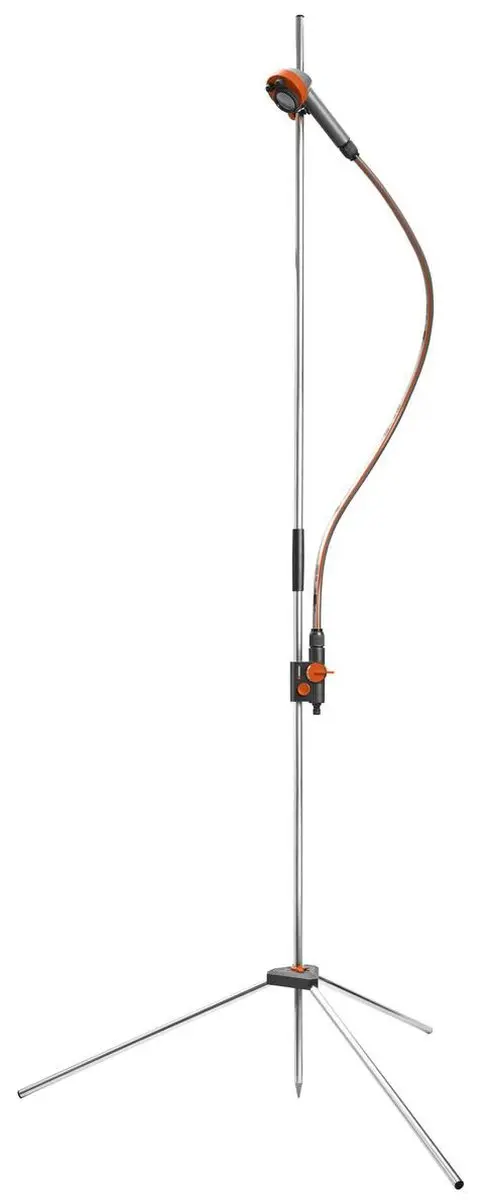 Gardena Tuindouche Trio - Verstelbare Hoogte - Zilver