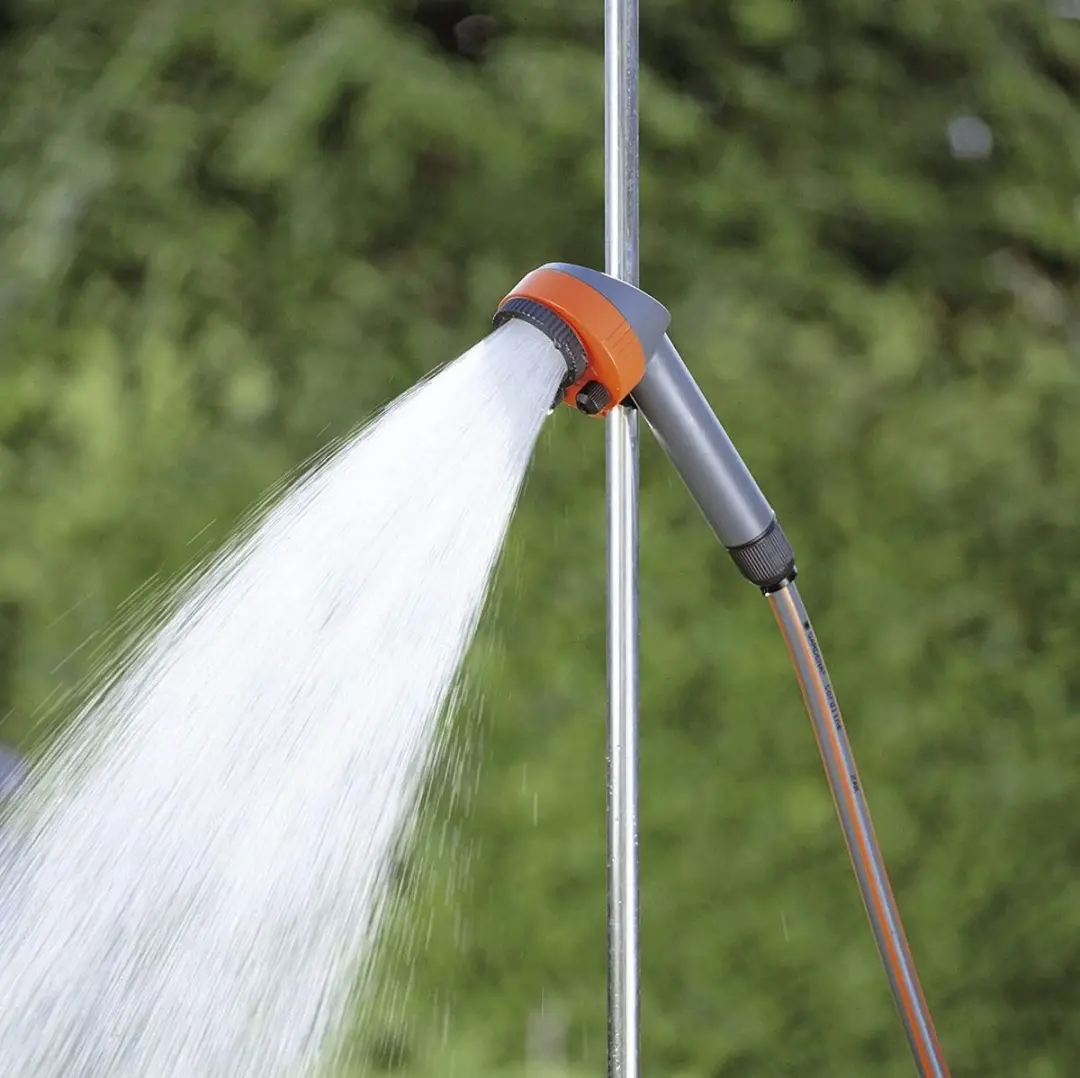 Gardena Tuindouche Trio - Verstelbare Hoogte - Zilver