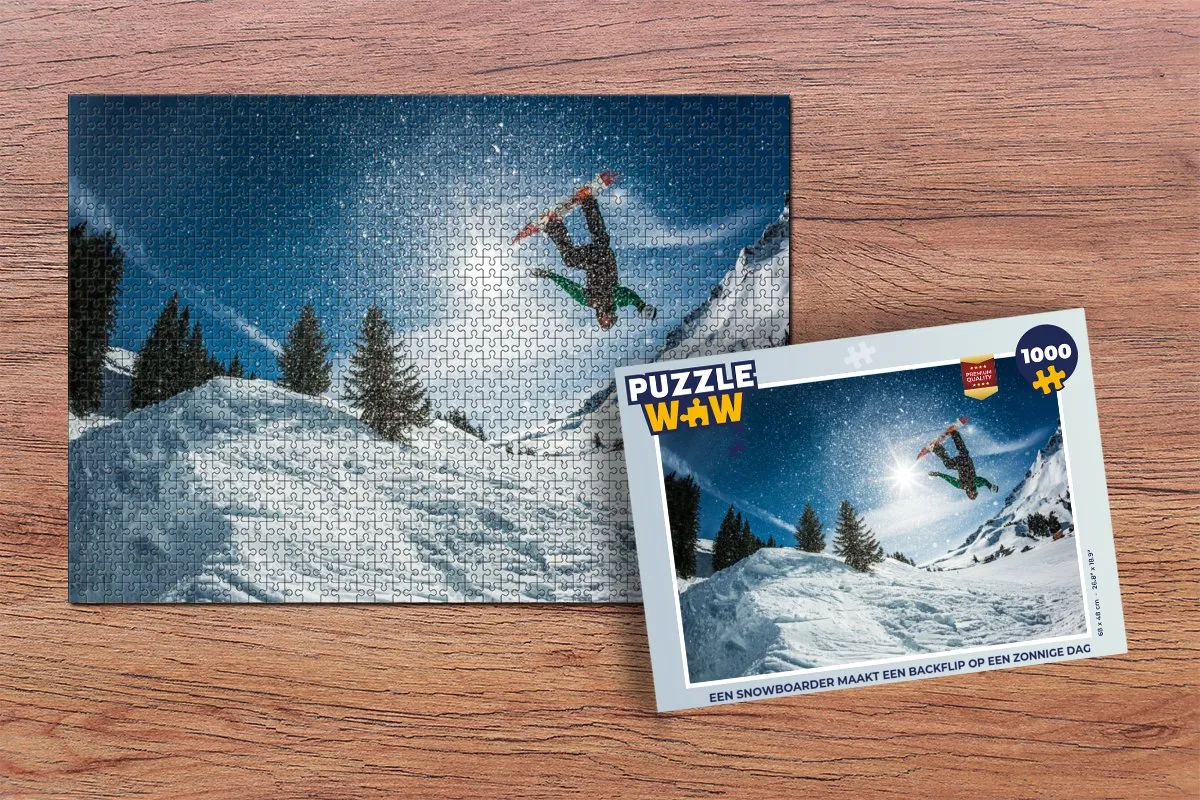 PuzzleWow Legpuzzel 1000 Stuks - Multicolor