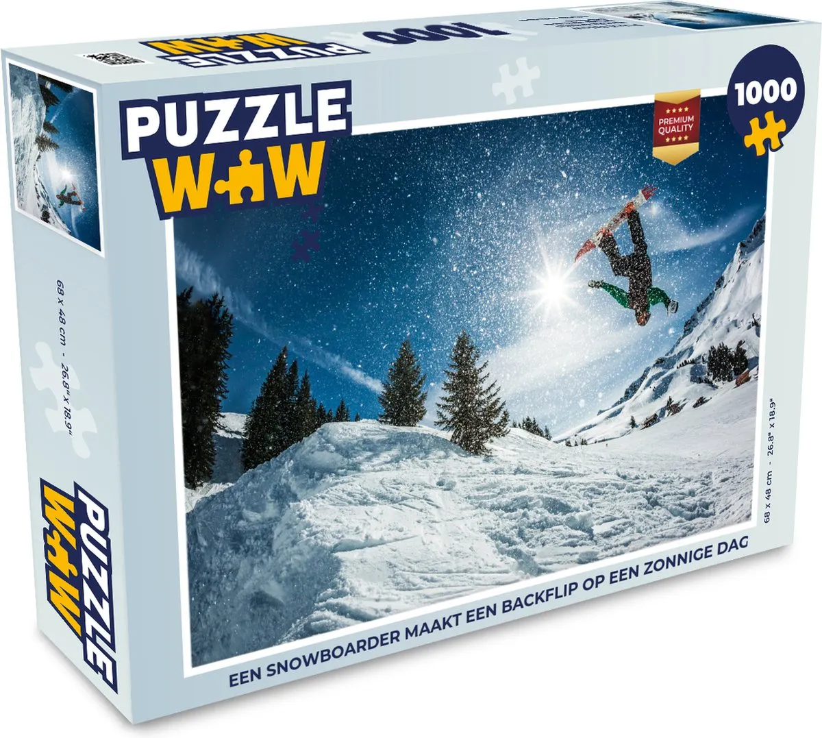 PuzzleWow Legpuzzel 1000 Stuks - Multicolor