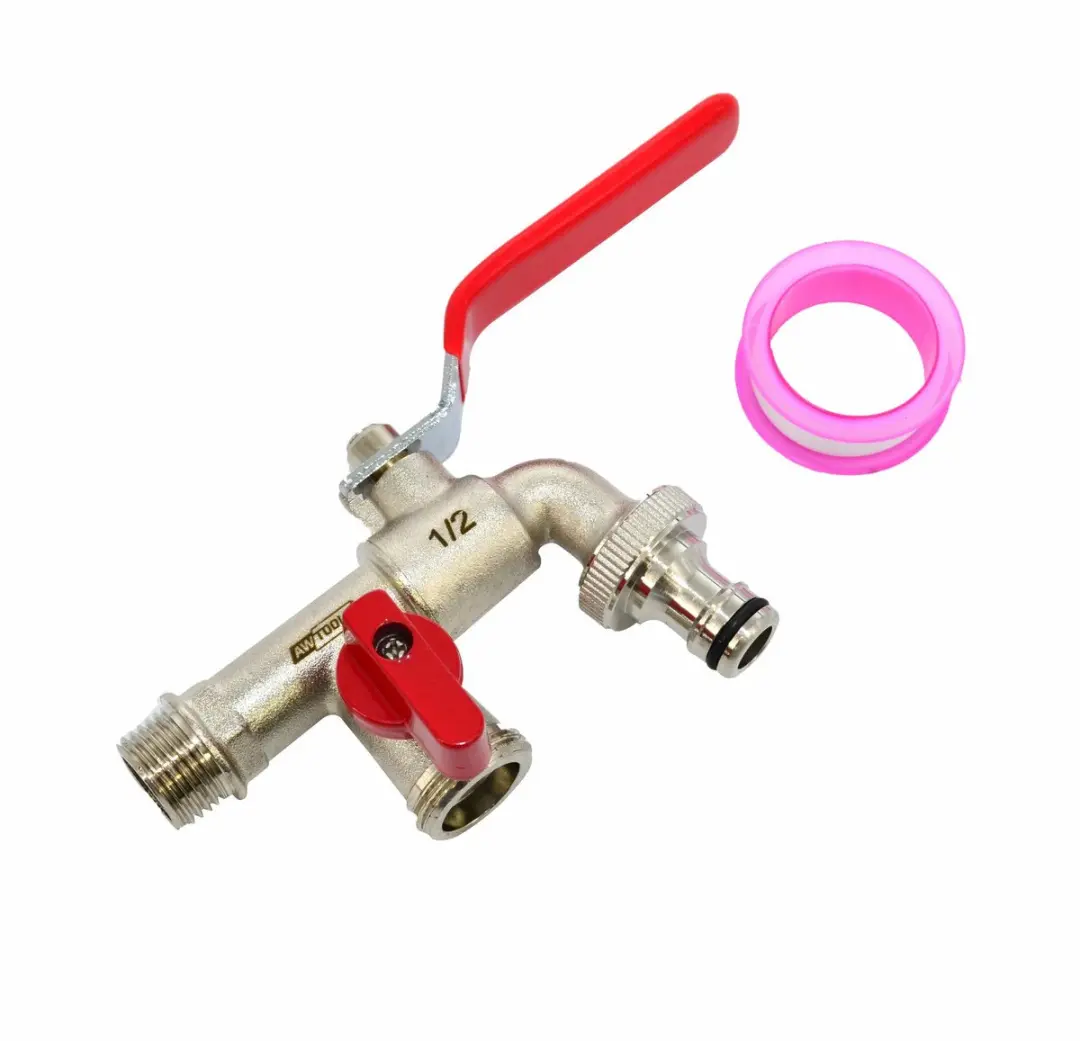 Awtools AW61485 Dubbele Buitenkraan
