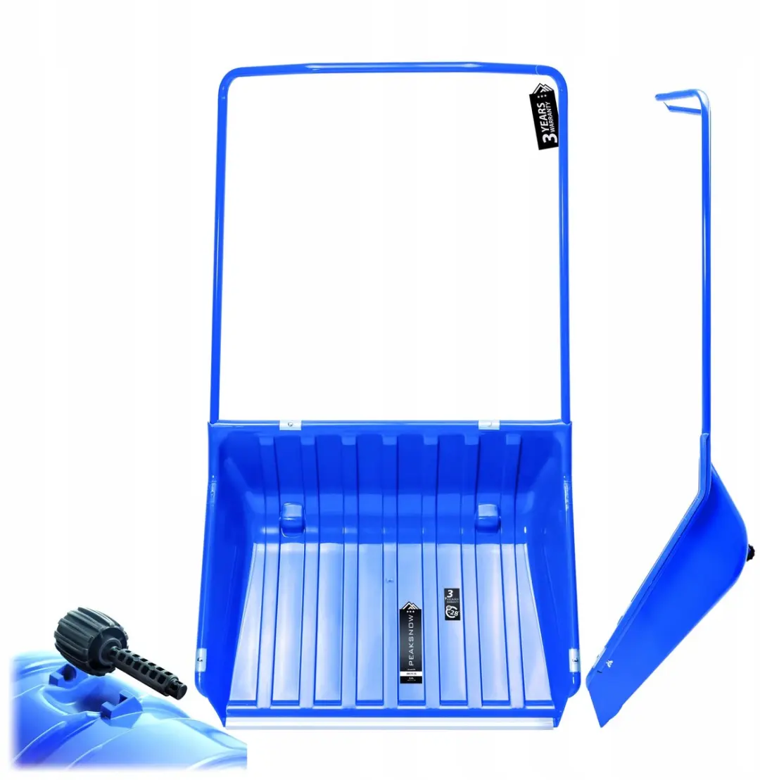 Prosperplast Arctic XL sneeuwschuiver blauw met wielen