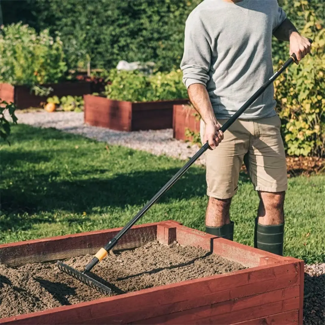 Fiskars Quikfit Hark Carbonstaal 20,5cm - 6 Stuks - afbeelding 3 van 6