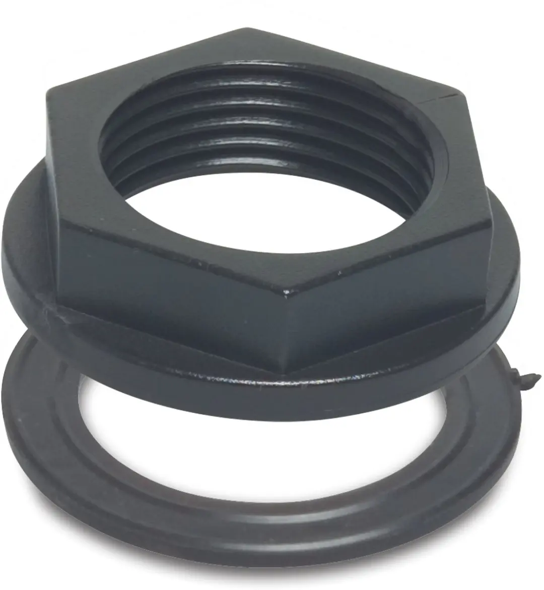 Opsluitwartel + afdichting zwart 3/4 inch 1 stuk Deltafix