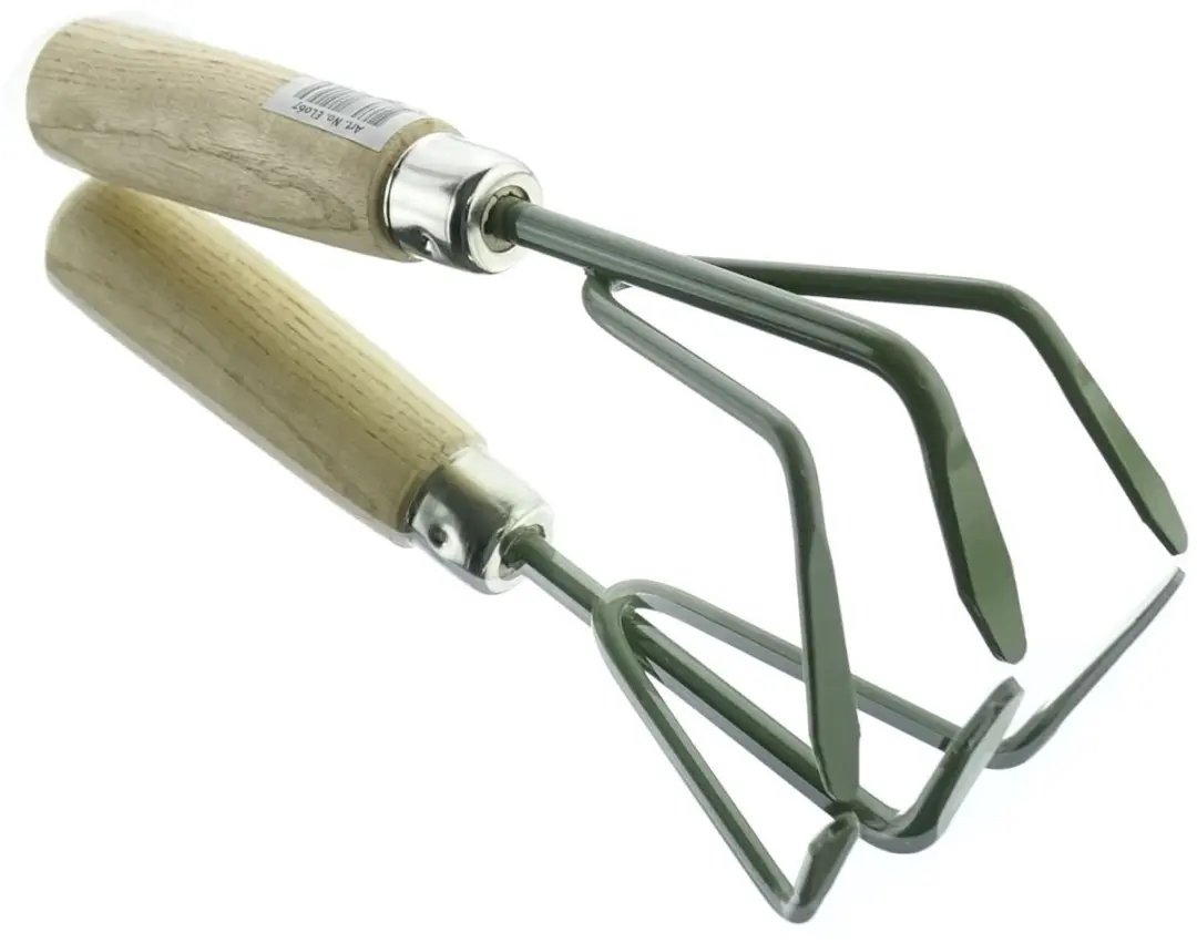 Esschert Design handhark donkergroen