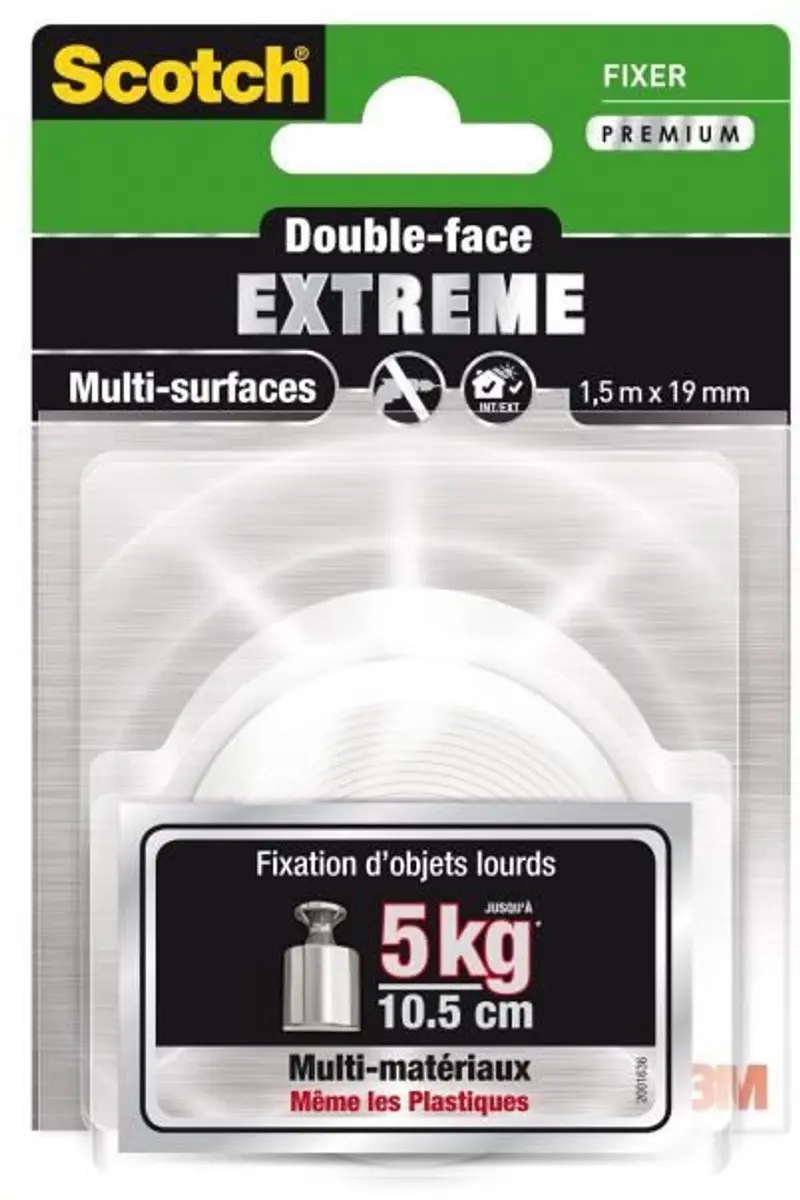 Sila Dubbelzijdige Montagetape 19mm
